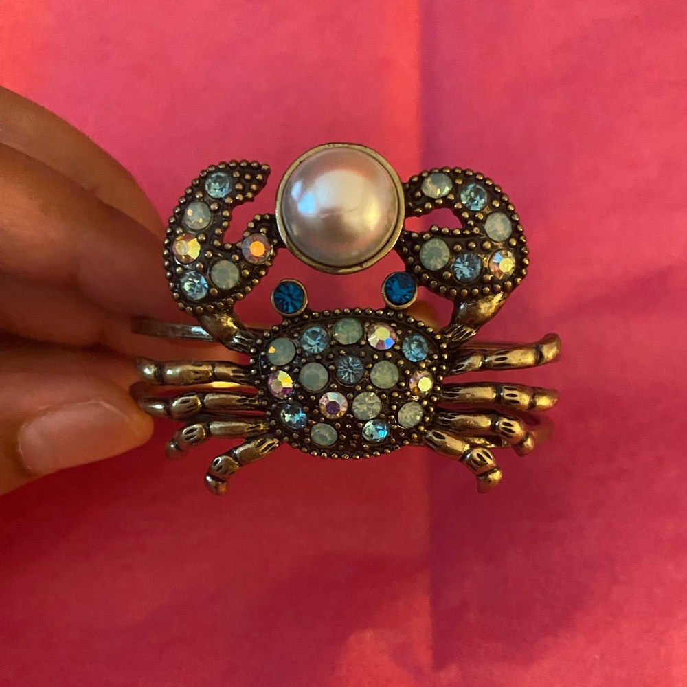 Betsey Johnson Vintage Crab Bracelet